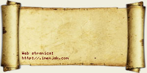 Latinka Biorac vizit kartica